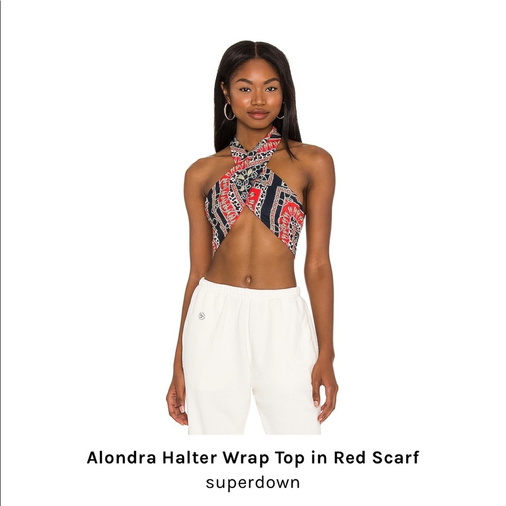 Alondra halter wrap top